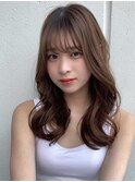 【orente 表参道】顔まわりレイヤー×透明感イルミナカラー