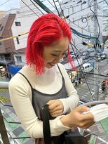 フィン(fin,)&nbsp;fin,/外ハネボブ/セクションカラー/グラデーションカラー