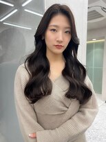 ロンド マーレ 天神大名店(Lond mare) 大人韓国風ヘア 韓国風レイヤースタイル 大人モテ透明感カラー