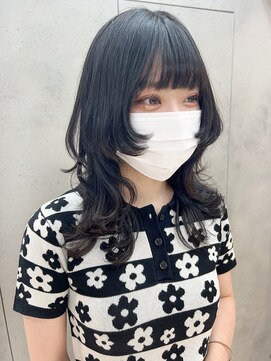 ユーフォリア 池袋東口駅前店(Euphoria) 【Mizuki指名で叶う♪】姫カットが可愛いミディアムウルフ : )