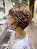 ヘップバーン風パーマ