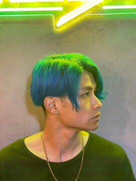 グリーディーフォックス 三軒茶屋(GreedyFOX) 波巻き/マッシュパーマ/ウルフ/ハイライト<理容室>三軒茶屋