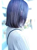＊ブリーチ毛でブルーラベンダー＊【Repos 東大宮　東大宮駅】
