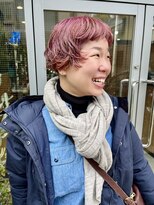 ザレミー(THE REMMY)&nbsp;ショートバング/刈り上げショートボブ/ピンクカラー