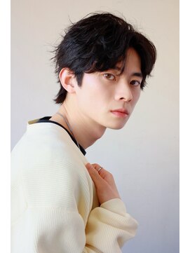 ソイクフ(SOY KUFU) MEN’S HAIR マッシュパーマアッシュブラックカルマパーマ