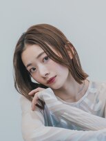 アート ヘア アップップ(ART HAIR UP-PU) グレーベージュ大人ナチュラル外ハネ結べるショートボブ長め前髪