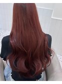 ダブルカラーチェリーレッド*rina*