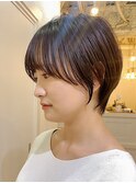 ショートカット/ショートヘア/ショートボブ/30代40代50代/難波