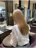 ミルクティーベージュダブルカラーインナーカラーケアブリーチ