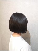 大人のうる艶ショートボブ 髪質改善Trと美肌カラー#3