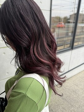 イロハ(iroh) イルミナカラー/ボルドーカラー/バレイヤージュ/ロングヘア