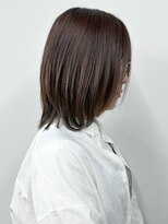 モリオ(morio)&nbsp;＊/ラフ柔らかボブ黒髪ミディアムロングウルフ前髪あり30代40代1