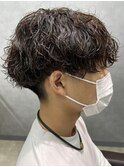 鹿児島波巻きパーマシャドウパーマフェザーパーマメンズマッシュ