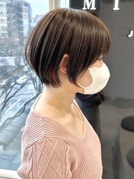 ハルキミナトジャパン センダイ(HARUKI MINATO japan SENDAI) 黒髪ショートとインナーカラー