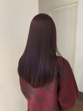 サラ 天神大名店(SARA) 【レッド】ワインレッド／ナチュラルカラー