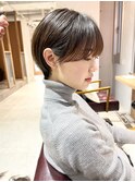 *滝田*小顔フェザーマッシュショート似合わせ吉祥寺透明感カラー