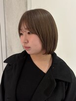 ヨーク(YOKE)&nbsp;【YOKE】ボブヘアミルクティーベージュニュアンスカラー10代20代