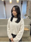 艶髪カラー×くびれ巻き