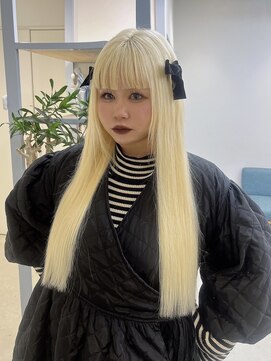 ロテ 名古屋 名駅店(Lote.) イメチェン/ホワイトブロンド/外ハネボブ/美髪/名駅