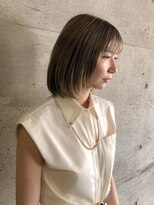 イメージア ボーノ相模大野店(IMAGE-A) 【大人映え】ツヤ感ハイトーンボブ@20代30代40代50代60代