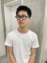 ソーコ 渋谷(SOCO) メンズカットメンズショートスパイキーショートピンパーマ渋谷