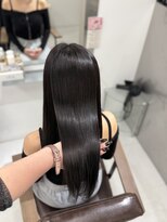 ハピネス 梅田茶屋町店(HAPPINESS)&nbsp;レイヤーカット/韓国ヘア/ブルーブラック/顔まわり/髪質改善