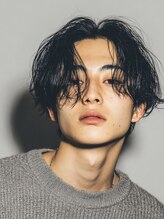 アダリル 川越(aDALil) 【センターパート×ウェットマッシュ】抜け感アンニュイヘア