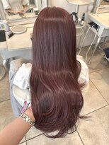 ザックラフィネ(ZACC raffine)&nbsp;チェリーピンク/チェリーレッド／レイヤーカット/ブリーチなし