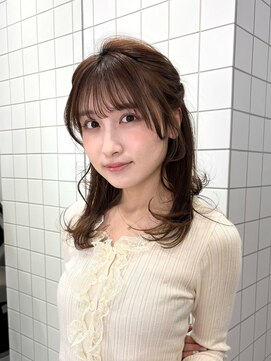 ソト 銀座(soto.) ミディアムヘア/レイヤーカット/顔周りデザイン/暗めカラー/銀座