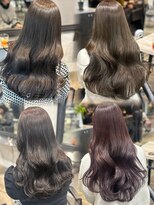 ユアーズヘア 東新宿店(youres hair)&nbsp;透け感のあるダークカラーまとめ♪