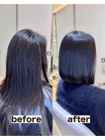 シゲ 自由が丘店(SHIGE)&nbsp;毎月白髪染めしてても大丈夫/地毛風髪質改善ストレート/縮毛矯正