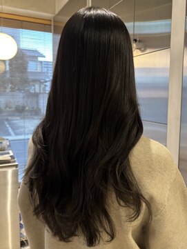 オーガニック リブ 川越(organic+live) 春◎20代30代透明感暗髪艶カラーロング小顔レイヤー