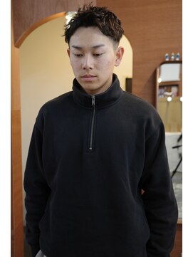 エディ(Edy) メンズ刈り上げツイストスパイラルパーマスパイキーショート岡山