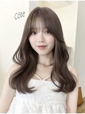Cote青山レイヤーカット/グレージュカラー/シアーグレージュ