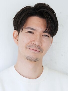 メイキー メンズ 本厚木(MA-IKI) シャドウパーマツーブロックセンターパート束感/メイキー本厚木