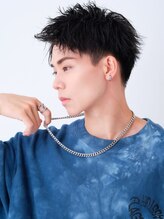 テーマ シモキタザワ 下北沢(Themamen's)&nbsp;韓国マッシュ/スパイキーショート/ブルーブラック