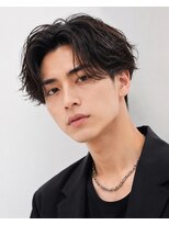 ウィールール 札幌店(WE RULE)&nbsp;20代30代 センターパート×ナチュラルメンズカット