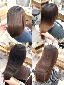 ロッコ 船橋駅(Rocco)の写真/髪質診断でオーダーメイドの薬剤を選定/乾かすふだけ自然にまとまる圧倒的うる艶美髪へ /髪質改善/船橋駅