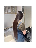 ミヨン 京橋店(miyon) 韓国レイヤーカット×暗髪カラー×髪質改善