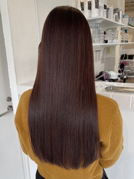 エンベール(EN VEIL) 暖かみブラウン×まとまる艶ロング