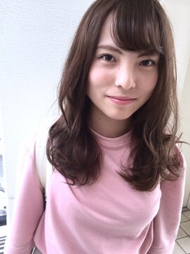 ヘアーデザイン シュシュ(hair design Chou Chou by Yone) ☆chouchou☆うぶバング×王道のモテふわセミディ♪