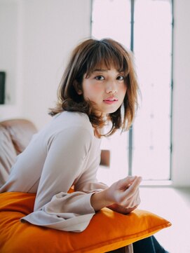 美容室 シープ 小岩店(Seep) 大人フェミニン×小顔ミディ【小岩】