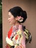ヘアセット（アップスタイル）　￥5000