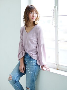 アビエクレール 河内花園(abije claire) ニュアンスウェーブ★20代30代50代 髪質改善