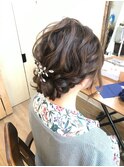 ブライダルシニヨンアレンジ【ヘアアレンジ /立川/八王子】