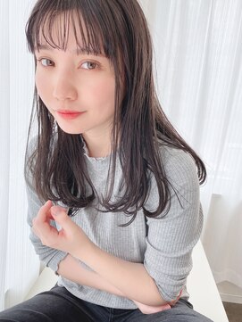アカラ(acala) エフォートレスセミロング【イルミナカラー/縮毛矯正/髪質改善】