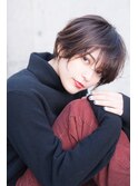 大人かわいい前髪セシルカットココアブラウンフリンジウェーブ
