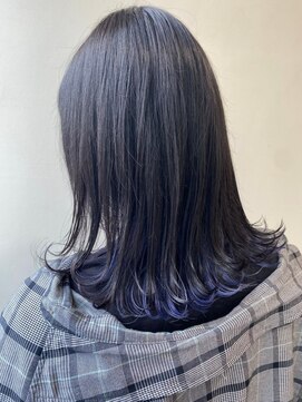 グッドネイバーズ 銀座(GOOD NEIGHBORS) 【GN銀座】ちょい見せインナーカラー×コバルトブルー