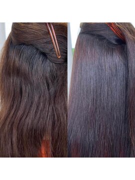 ラック 由比ヶ浜(LUCK) 髪質改善ストレート×強くうねるクセ