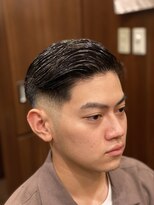 ヒロギンザ 御徒町店(HIRO GINZA)&nbsp;漢の七三分けバーバースタイル